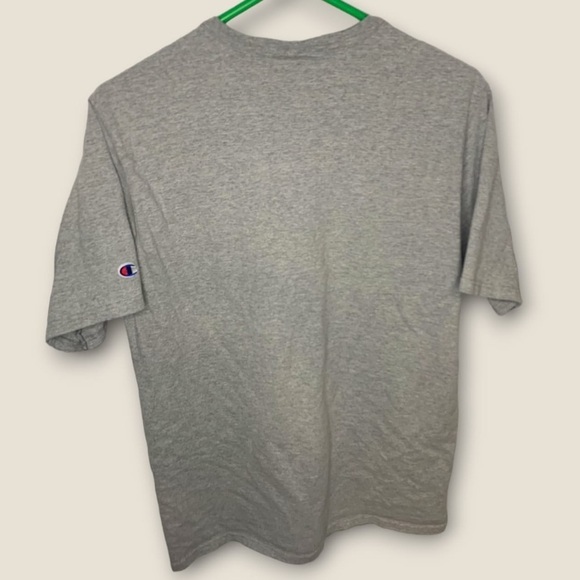 Vintage Champion Embroidered Big C T- Shirt, Size L - Picture 2 of 4